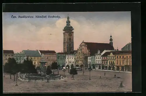 AK Budweis / Ceske Budejovice, Námestí Svobody