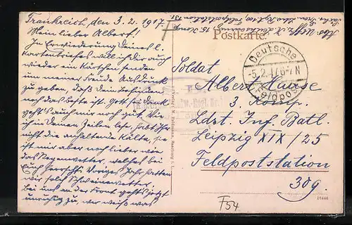 AK Cirey, Ortsansicht aus der Vogelschau