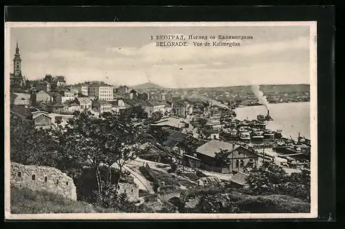 AK Belgrade, Vue de Kalimegdan