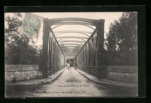 AK Ciron, Pont de Romefort sur la Creuse