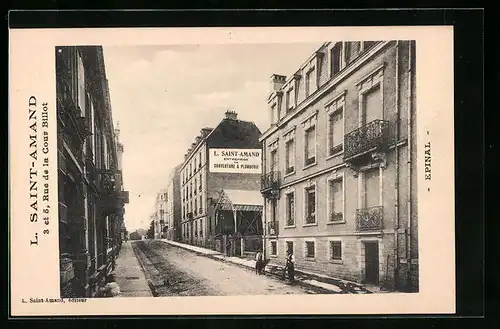 AK Epinal, L. Saint-Amand, Rue de la Cour Billot