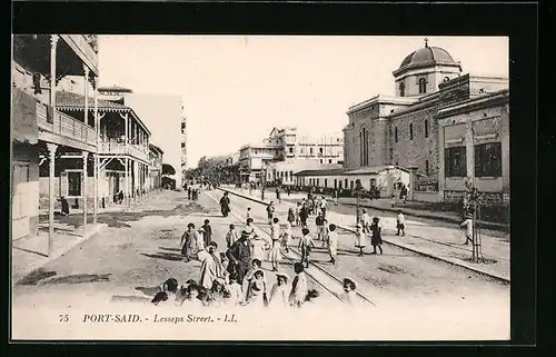 AK Port-Said, Lesseps Street