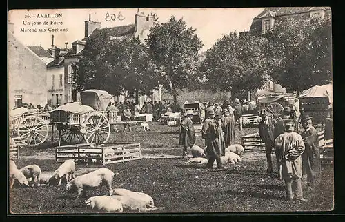 AK Avallon, Marché aux Cochons