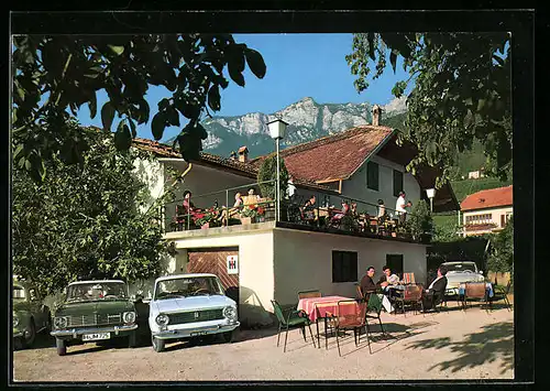 AK Söll bei Tramin, Gasthaus Plattenhof