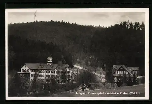 AK Nagold, Erholungsheim Waldeck und Kurhaus Waldlust