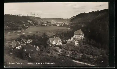 AK Sulz a. N., Kurhaus Albeck und Pfisterwald
