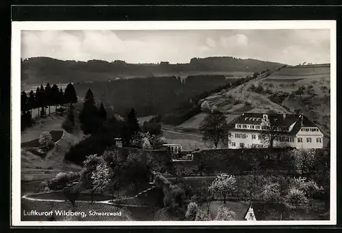 AK Wildberg, Schwarzwald, Gasthaus mit Landschaft