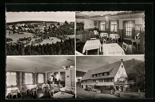 AK Fürnsal /Schwarzwald, Gasthaus Pension Sternen, Ortsansicht