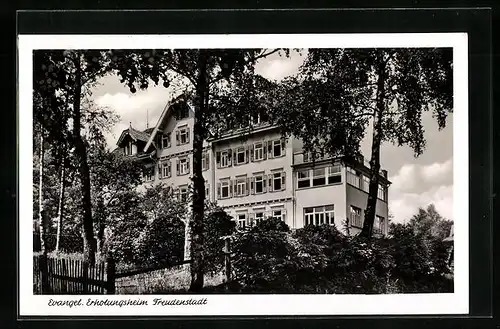 AK Freudenstadt, evangelisches Erhlungsheim mit Bäumen