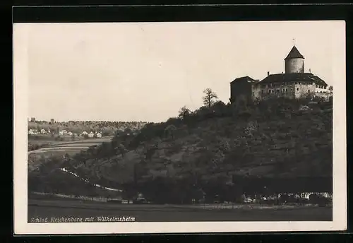 AK Oppenweiler, Schloss Reichenberg mit Wilhelmsheim
