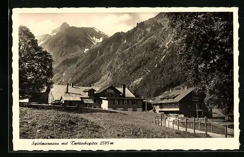 AK Spielmannsau, Trettachspitze, Blick auf den Berg