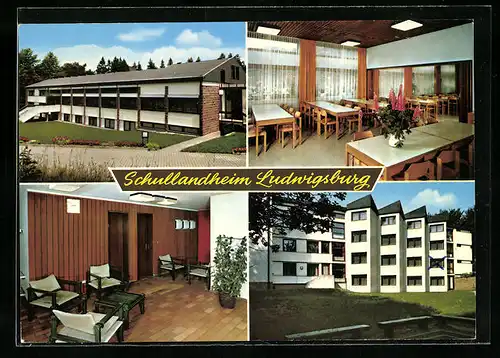 AK Waldbrunn, Schullandheim des Kreises Ludwigsburg, verschiedene Ansichten