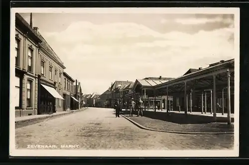 AK Zevenaar, Markt, Gebäudeansichten