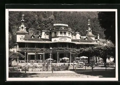 Foto-AK Interlaken, Hotel Drei Tannen