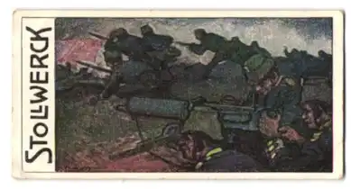 Sammelbild Stollwerck, Sturm auf Lombartzyde