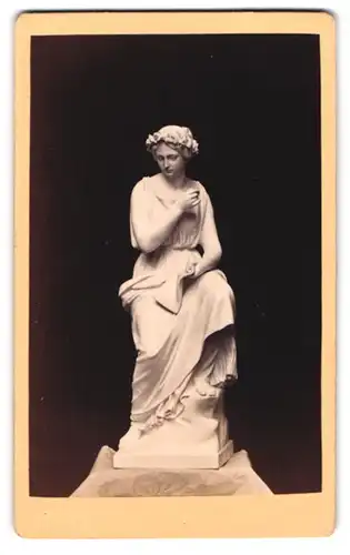 Fotografie unbekannter Fotograf und Ort, Statue Geschichte