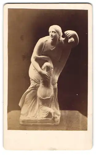 Fotografie unbekannter Fotograf und Ort, Statue Niobegruppe, Collection de Sculptures