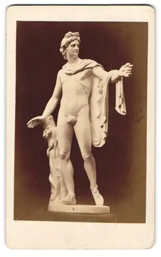 Fotografie unbekannter Fotograf und Ort, Statue Apollo vom Belvedere, Collection de Sculptures