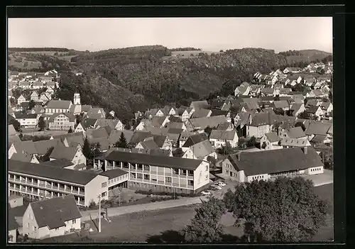 AK Messstetten /Schwäb. Alb, Ortsansicht aus der Vogelschau