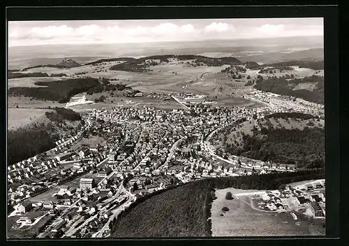 AK Onstmettingen /Württ., Fliegeraufnahme der Stadt