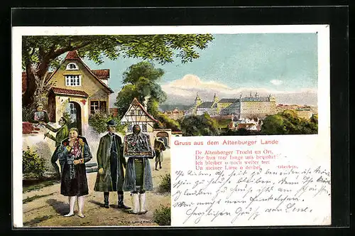 AK Trachten aus dem Altenburger Lande