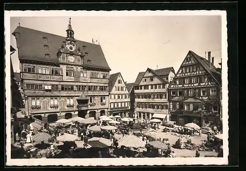 AK Tübingen, Marktplatz der Universitätsstadt