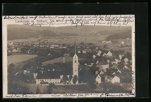 AK Lankowitz, Teilansicht mit Kirche und Köflach