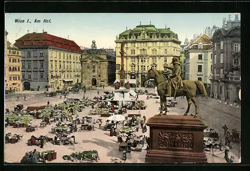 AK Wien, Am Hof, Marktplatz und Monument