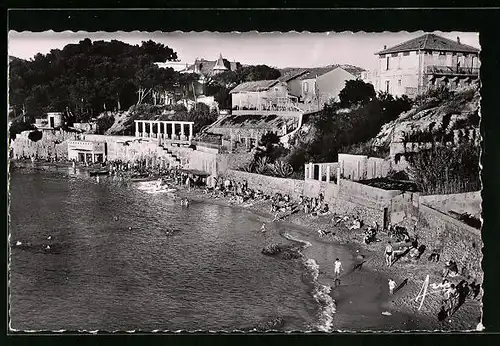 AK Bandol, Côte d`Azur, Plage de Renecros