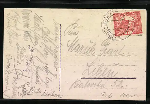 Künstler-AK Prag / Praha, Kostel Marie Vitezne, Kral obora Hvezda, Bojiste r. 1620