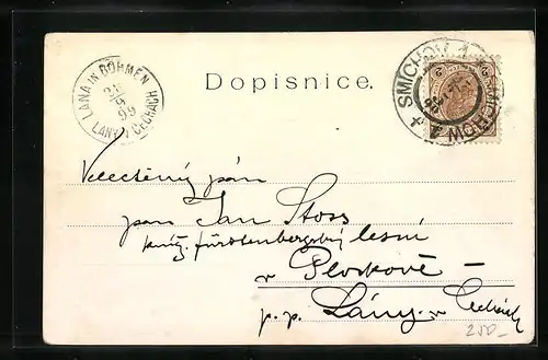 AK Prag / Praha-Smichov, Ferdinandovo nabrezi