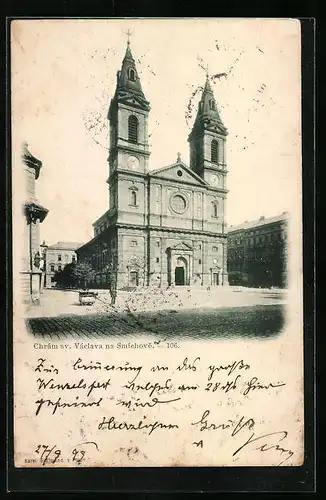 AK Prag / Praha-Smichov, Chram sv. Vaclava