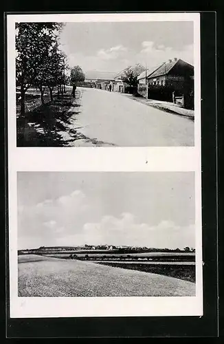 AK Prag / Praha, Hvezda, Stern, Strassenpartie