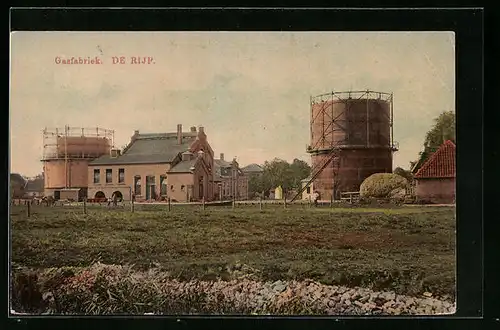 AK De Rijp, Gaafabriek, Fabrikgelände in der Teilansicht