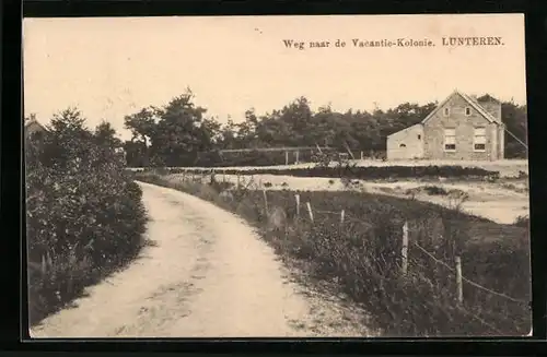 AK Lunteren, Weg naar de Vacantie-Kolonie