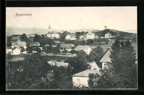 AK Bayersoien, Totalansicht mit Kirche