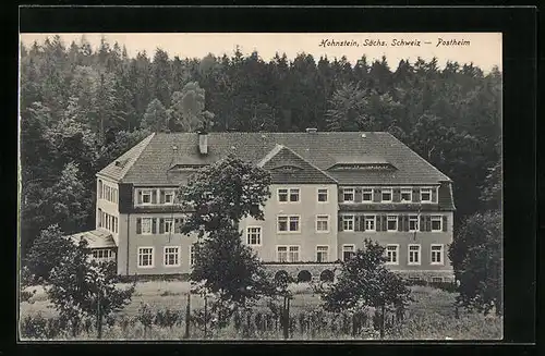 AK Hohnstein /Sächs. Schweiz, Postheim