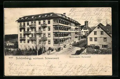 AK Schömberg /Schwarzwald, Süddeutsche Heilanstalt