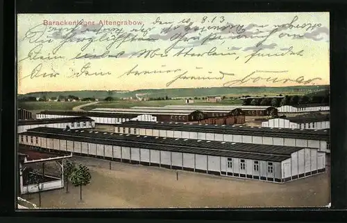 AK Altengrabow, Barackenlager