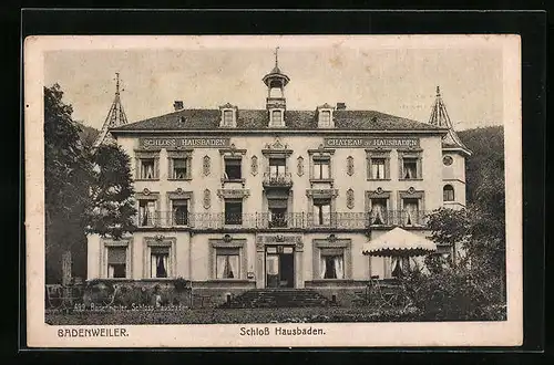 AK Badenweiler, Schloss Hausbaden