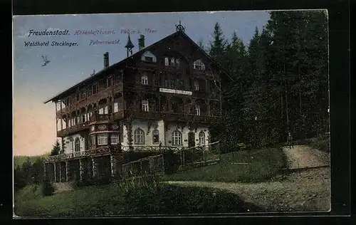 AK Freudenstadt, Waldhotel Stockinger Palmenwald
