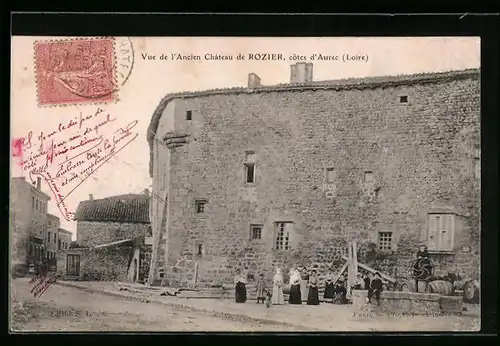 AK Rozier, Ancien Chateau de Rozier, cotes d`Aurec