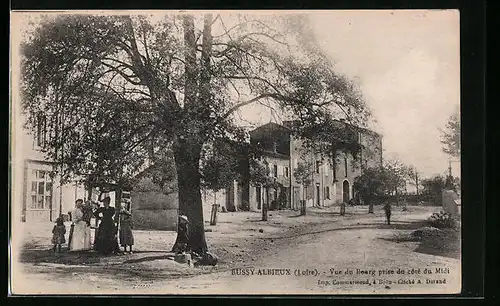 AK Bussy-Albieux, Vue du Bourg prise du coté du Midi