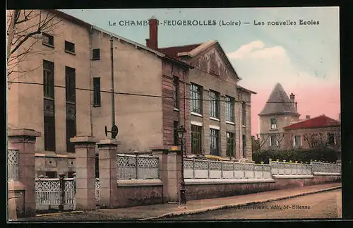 AK Le Chambon-Feugerolles, Les nouvelles Ecoles