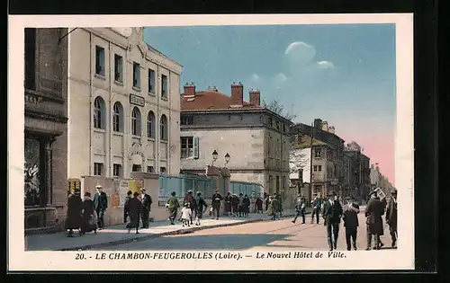 AK Le Chambon-Feugerolles, Le Nouvel Hotel de Ville