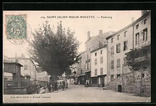 AK Saint-Julien-Molin-Molette, Faubourg