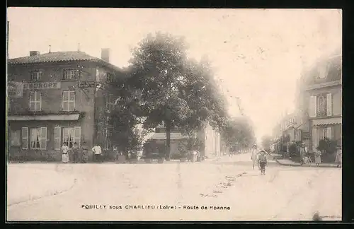 AK Pouilly-sous-Charlieu, Route de Roanne
