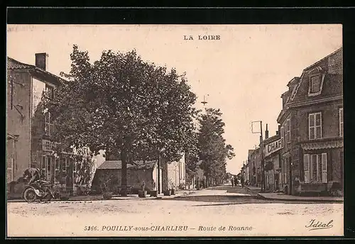 AK Pouilly-sous-Charlieu, Route de Roanne