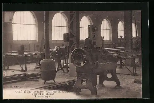 AK Lorette, Société des Aciers Comprimés A. G. P., Tronconnage