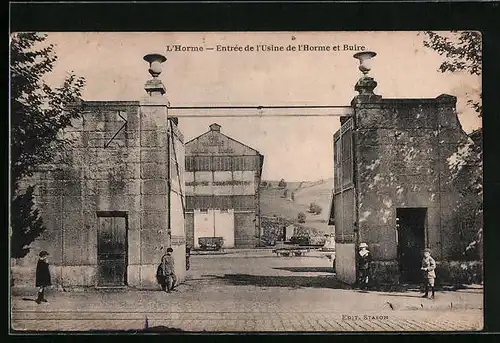 AK L`Horme, Entrée de l`Usine de l`Horme et Buire